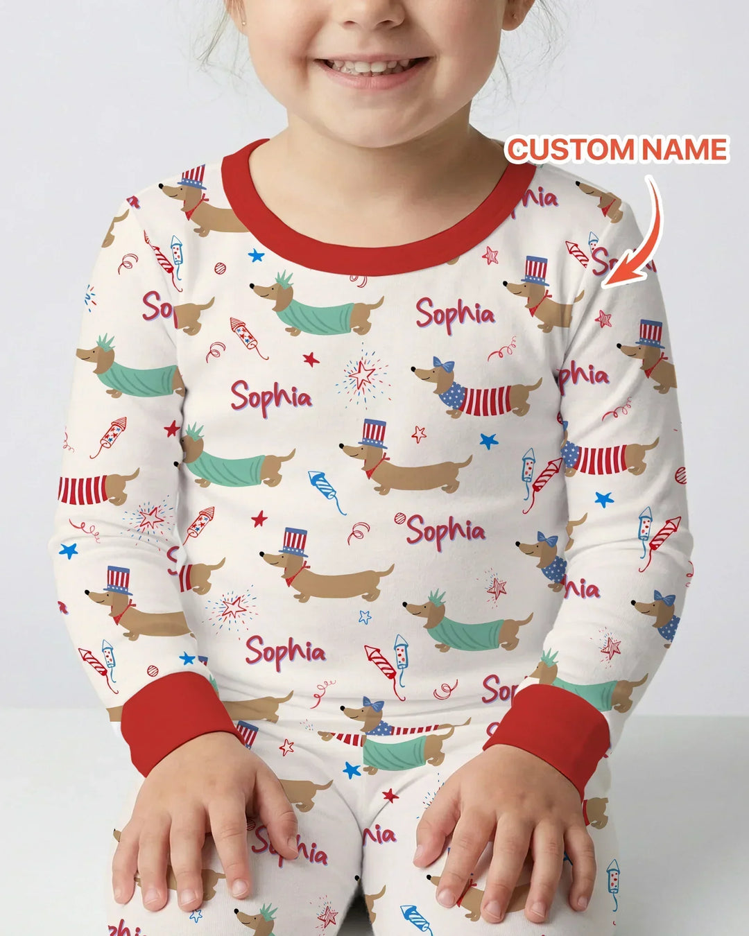 250 Years Of Freedom Bamboo Two Piece Long Sleeve Pajama Set
