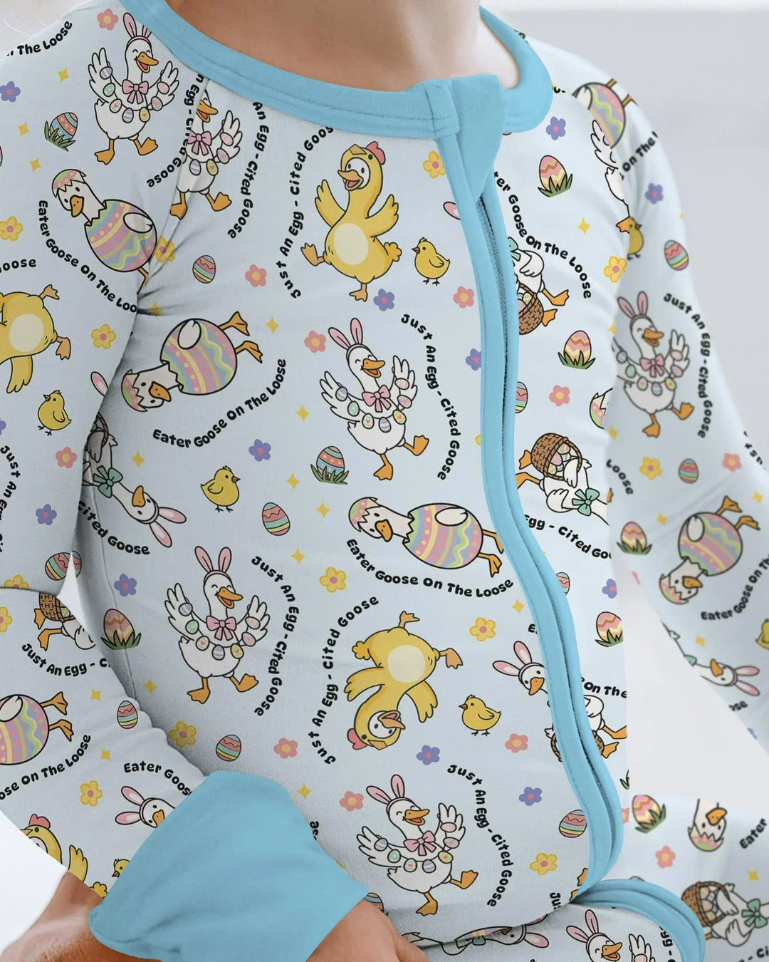 Easter Goose Family Matching Bamboo Convertible Zippy
