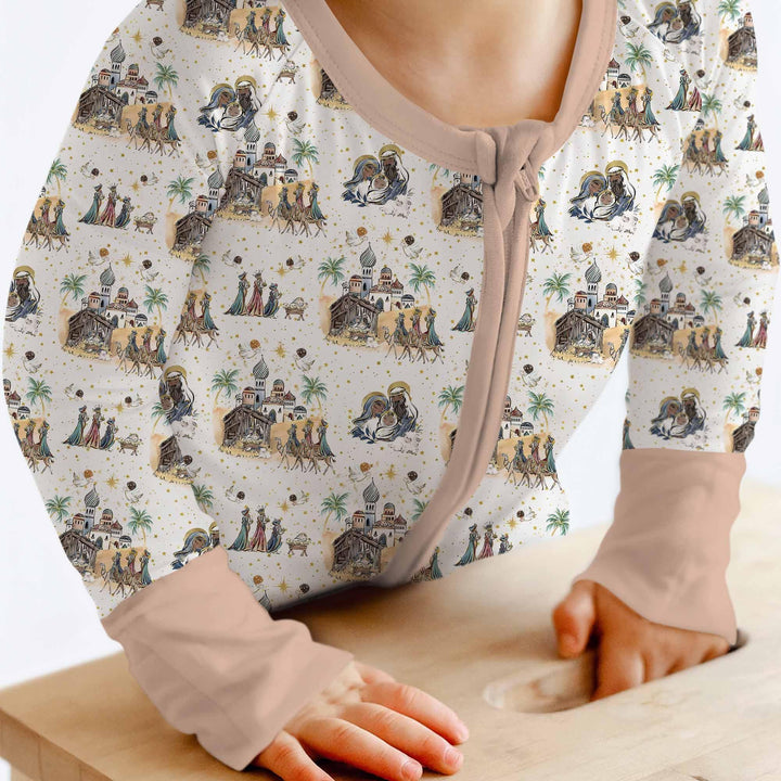 Nativity Christmas Family Matching Family Bamboo Convertible Zippy