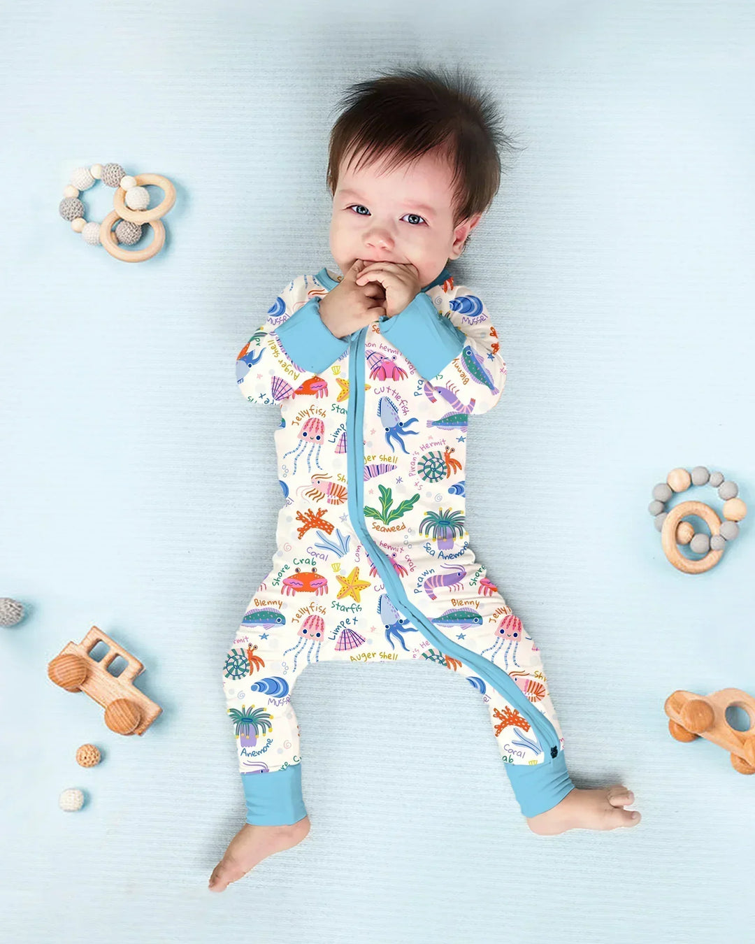 Tide Pool Pals Bamboo Convertible Zippy