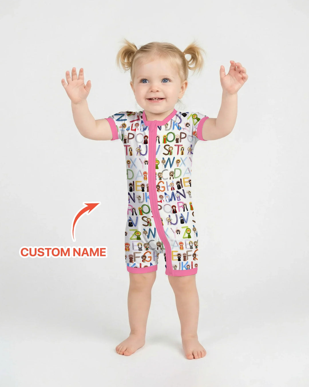 Saint ABCs Bamboo Shorty Zippy