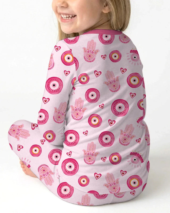 Mini Mystic Family Matching Bamboo Two Piece Long Sleeve Pajama Set