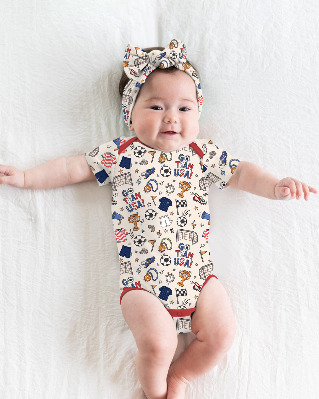 Soccer Go Team USA Bamboo Bodysuit