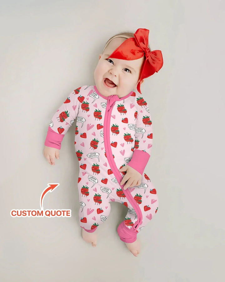 I love you berry much Bamboo Convertible Zippy