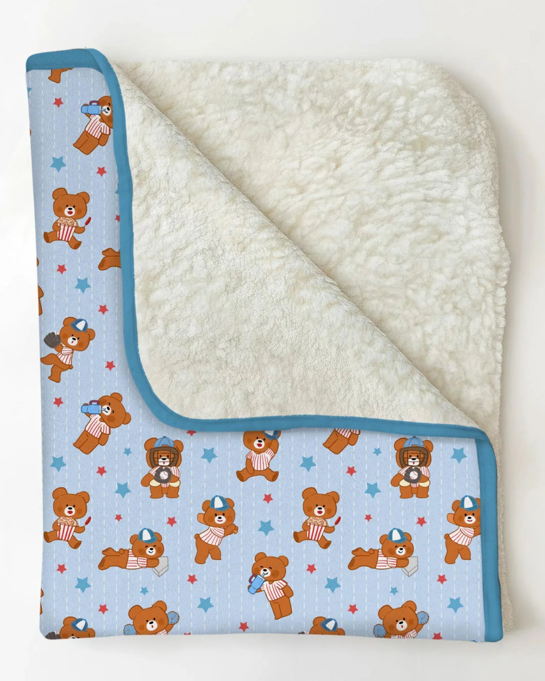 Born To Play Baseball Bamboo Blanket
