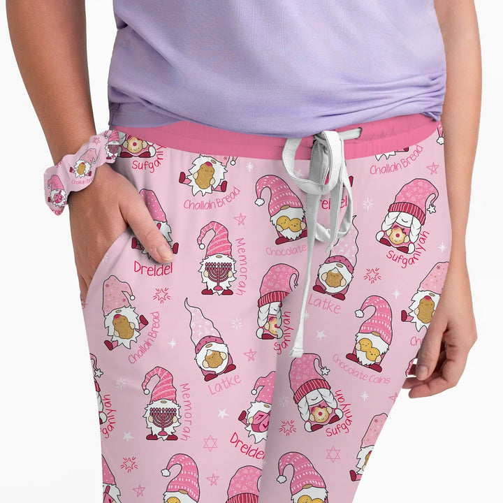 Happy Hanukkah Matching Family Women Pajama Set , Happy Hanukkah Matching Family Women Pajama Set - Only Shirt / S