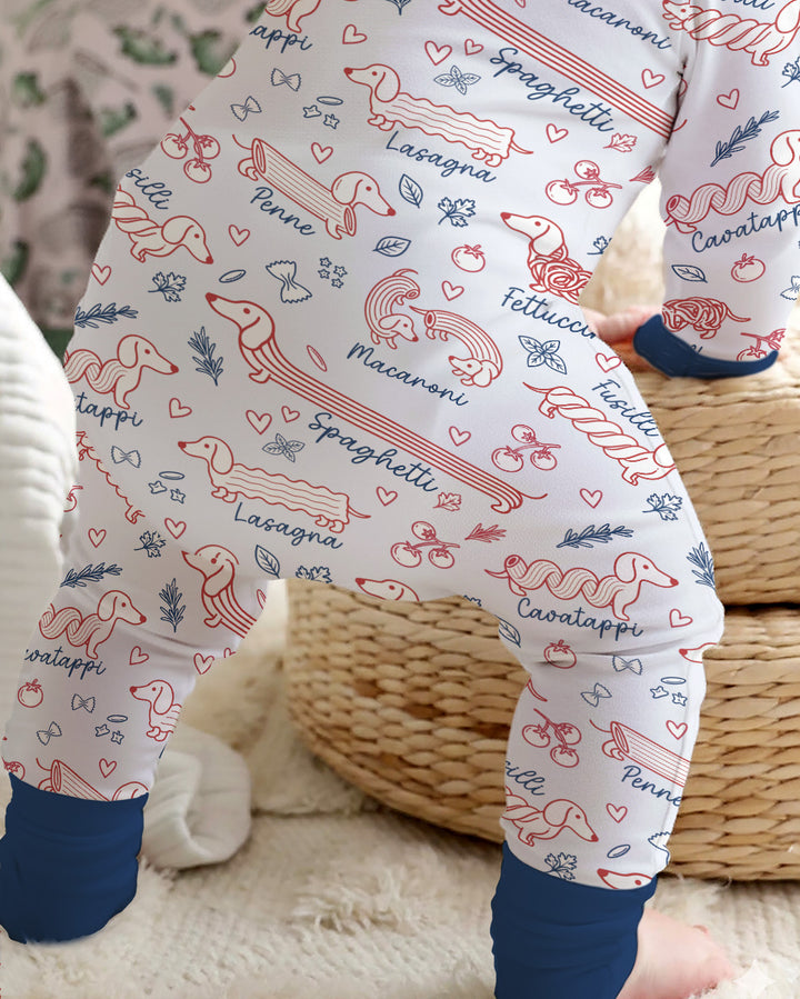 Funny Dachshund Pasta Pups Bamboo Convertible Zippy