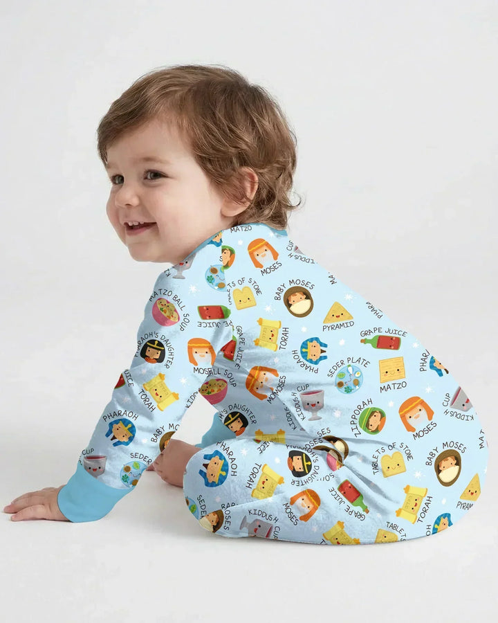 Cute Passover Characters Bamboo Convertible Zippy