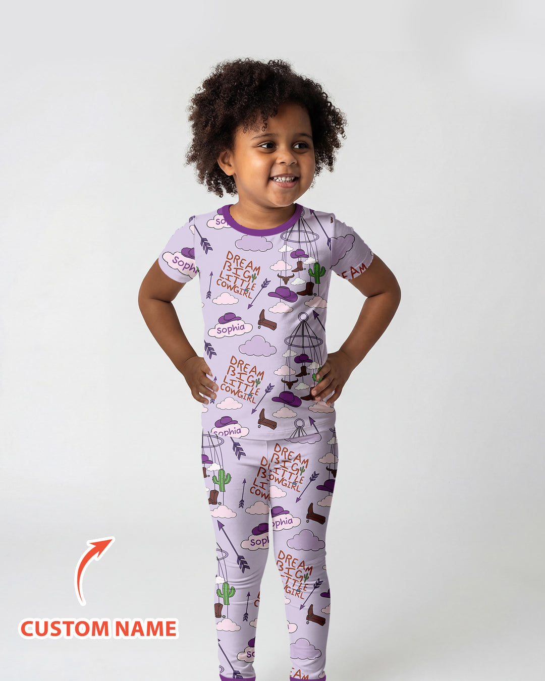 CUSTOM Template Bamboo Two Piece Short Sleeve Pyjamas Set