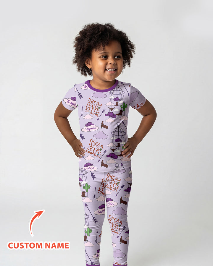 CUSTOM Template Bamboo Two Piece Short Sleeve Pyjamas Set