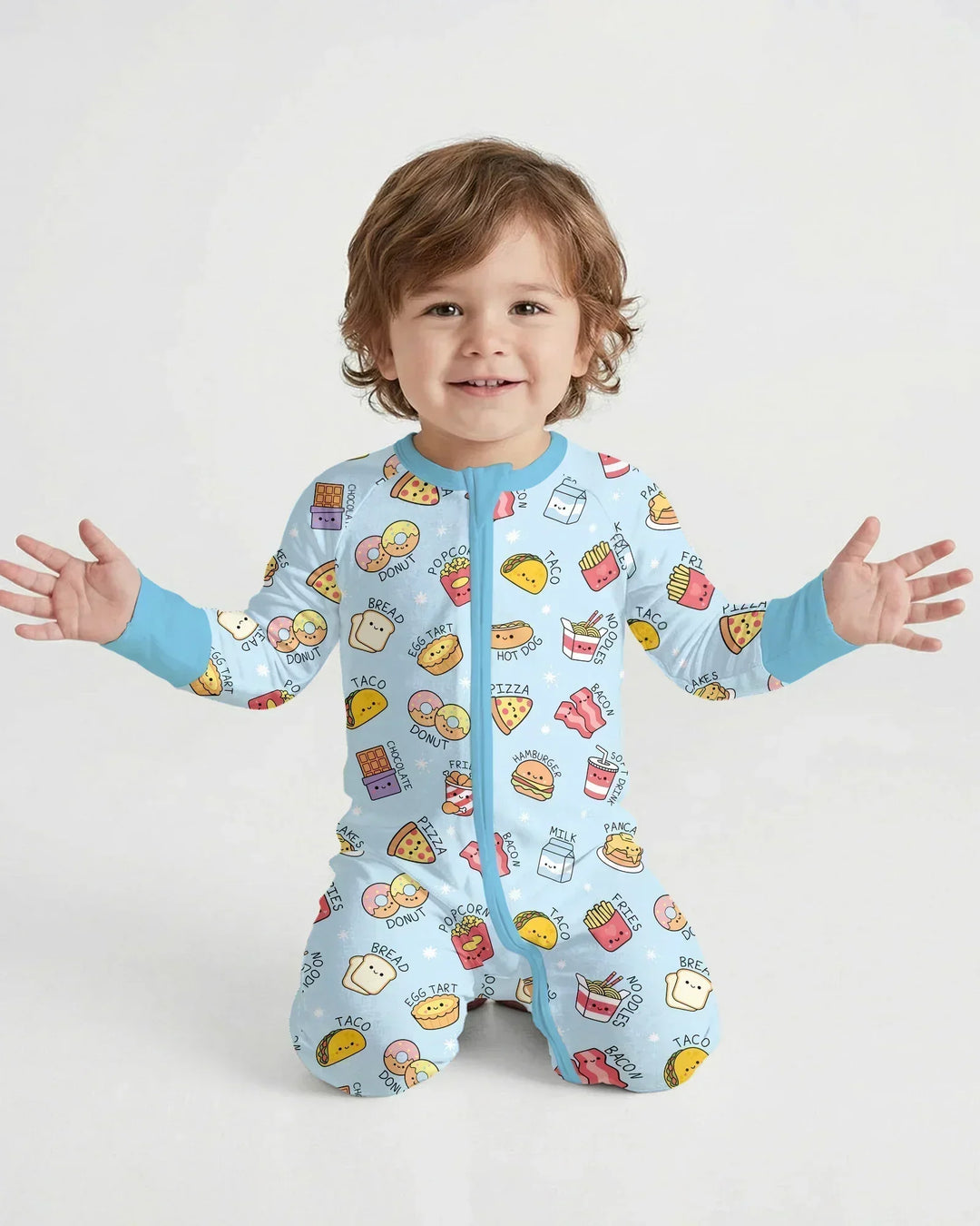 Kawaii Yummy Food Bamboo Convertible Zippy