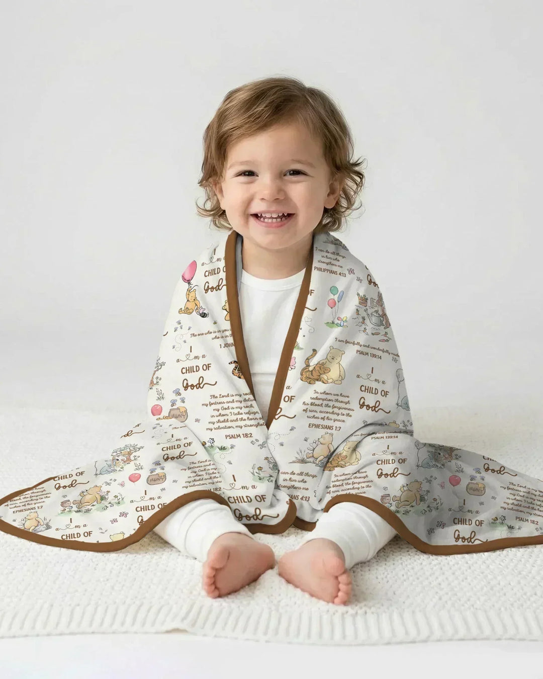 Child of God Whimsy Woodland Bamboo Blanket