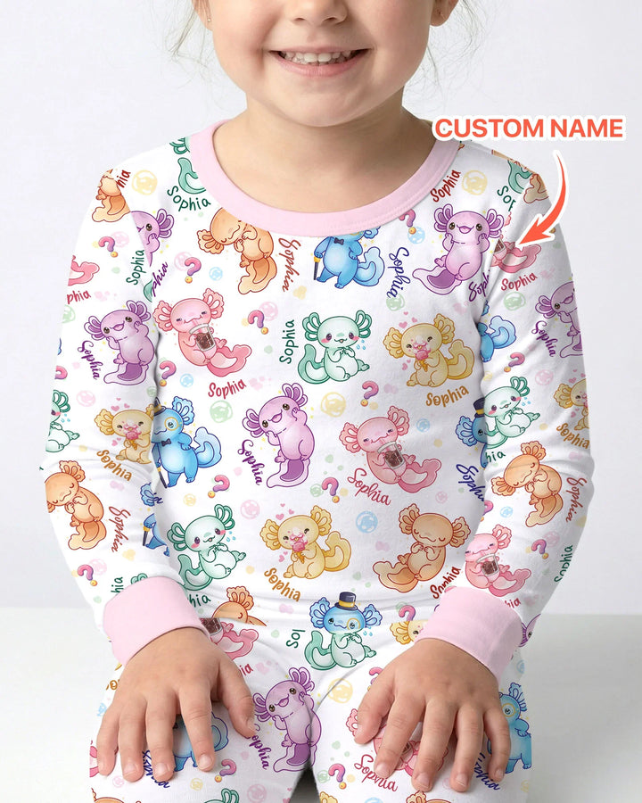 I Axololt Questions Bamboo Two Piece Long Sleeve Pajama Set