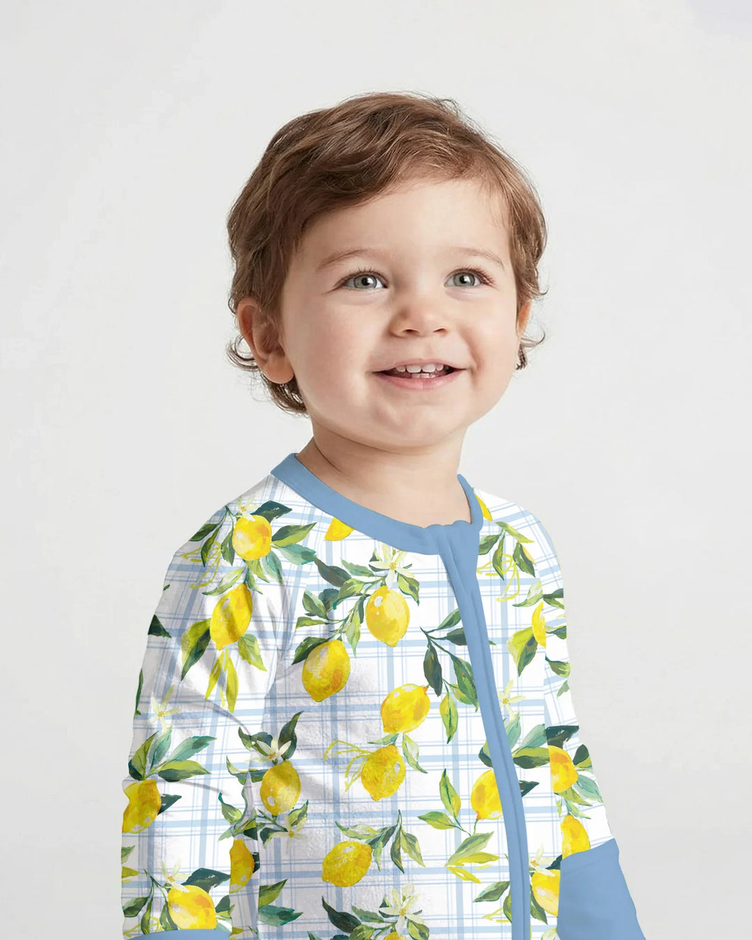Mediterranean Lemons Family Matching Bamboo Convertible Zippy