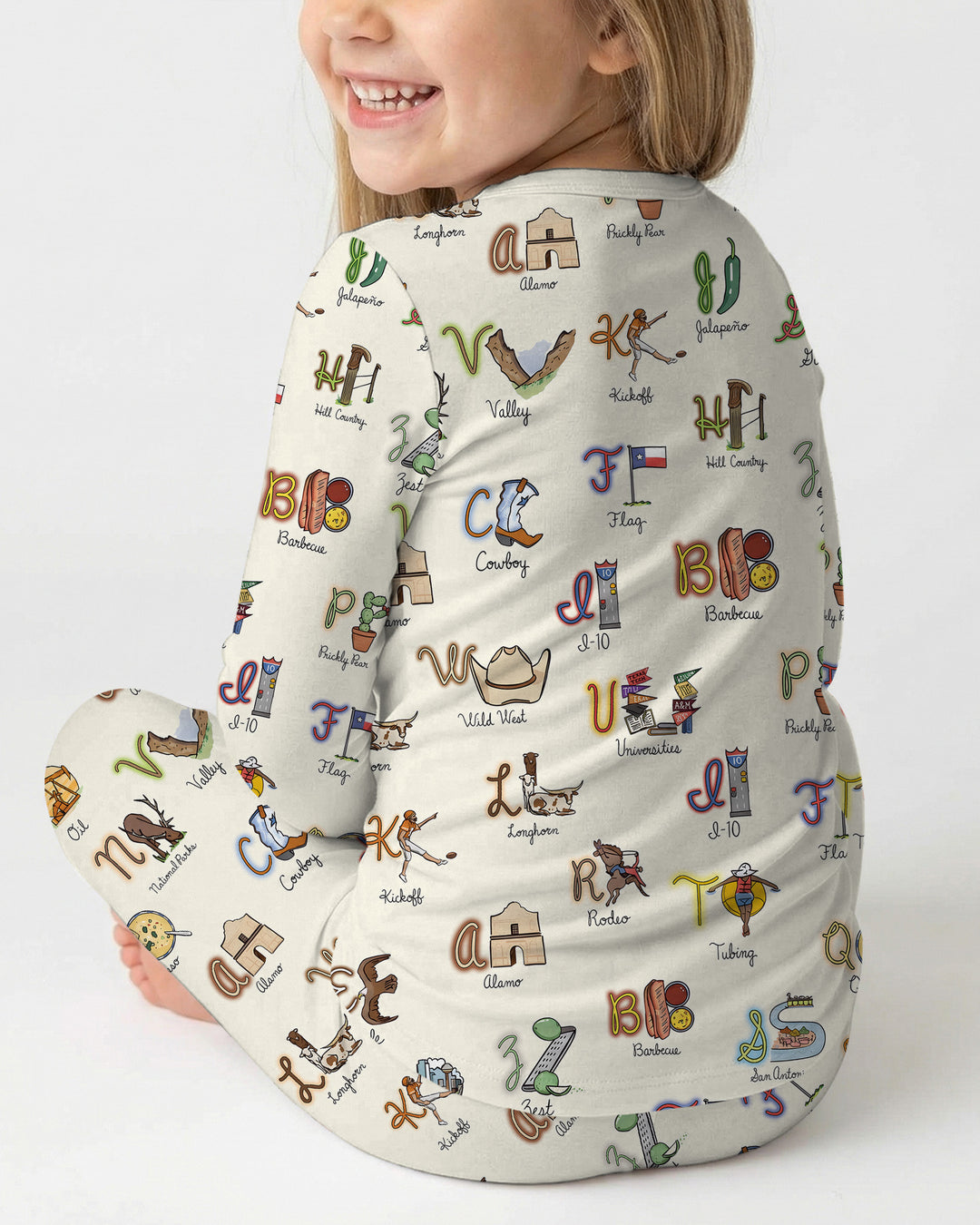 Template Bamboo Two Piece Long Sleeve Pyjamas Set