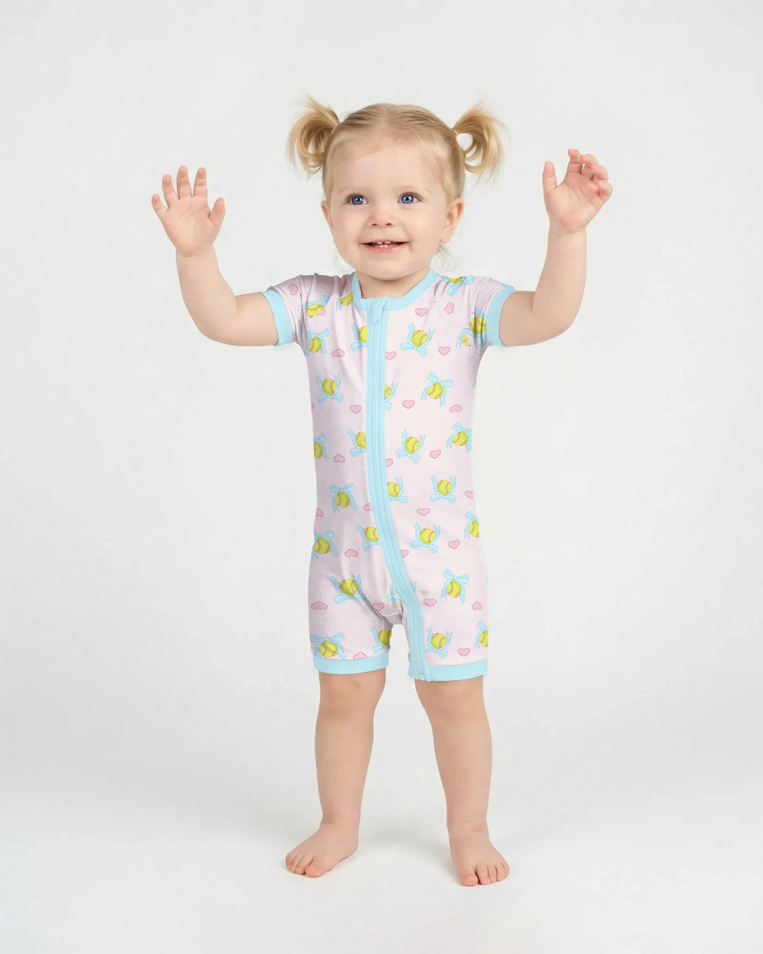 Softbal Coquette Bow Shorty Zippy