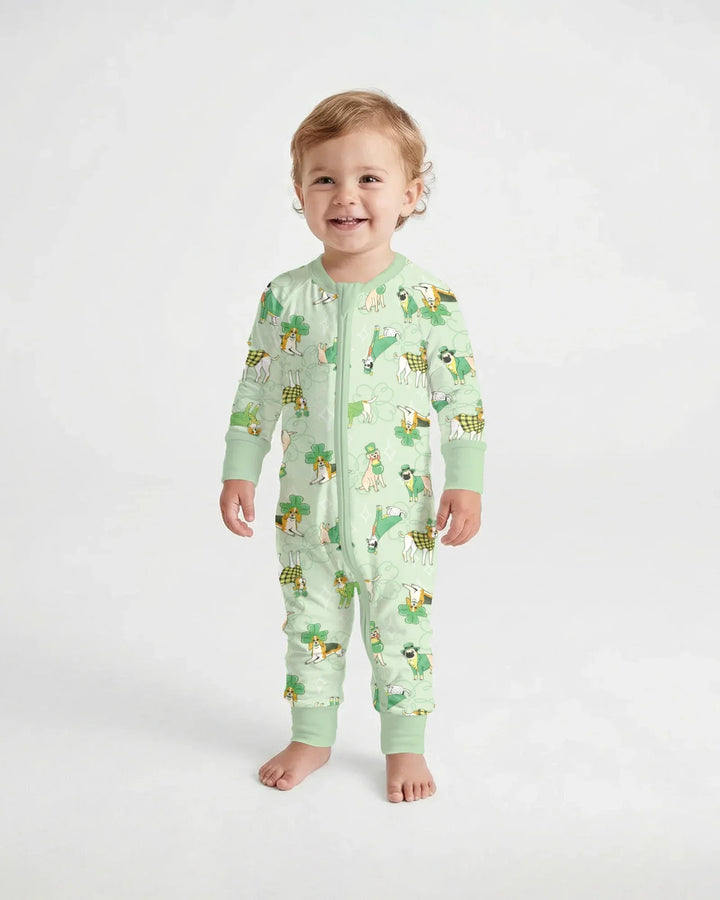St. Patrick's Day Puppies Bamboo Convertible Zippy