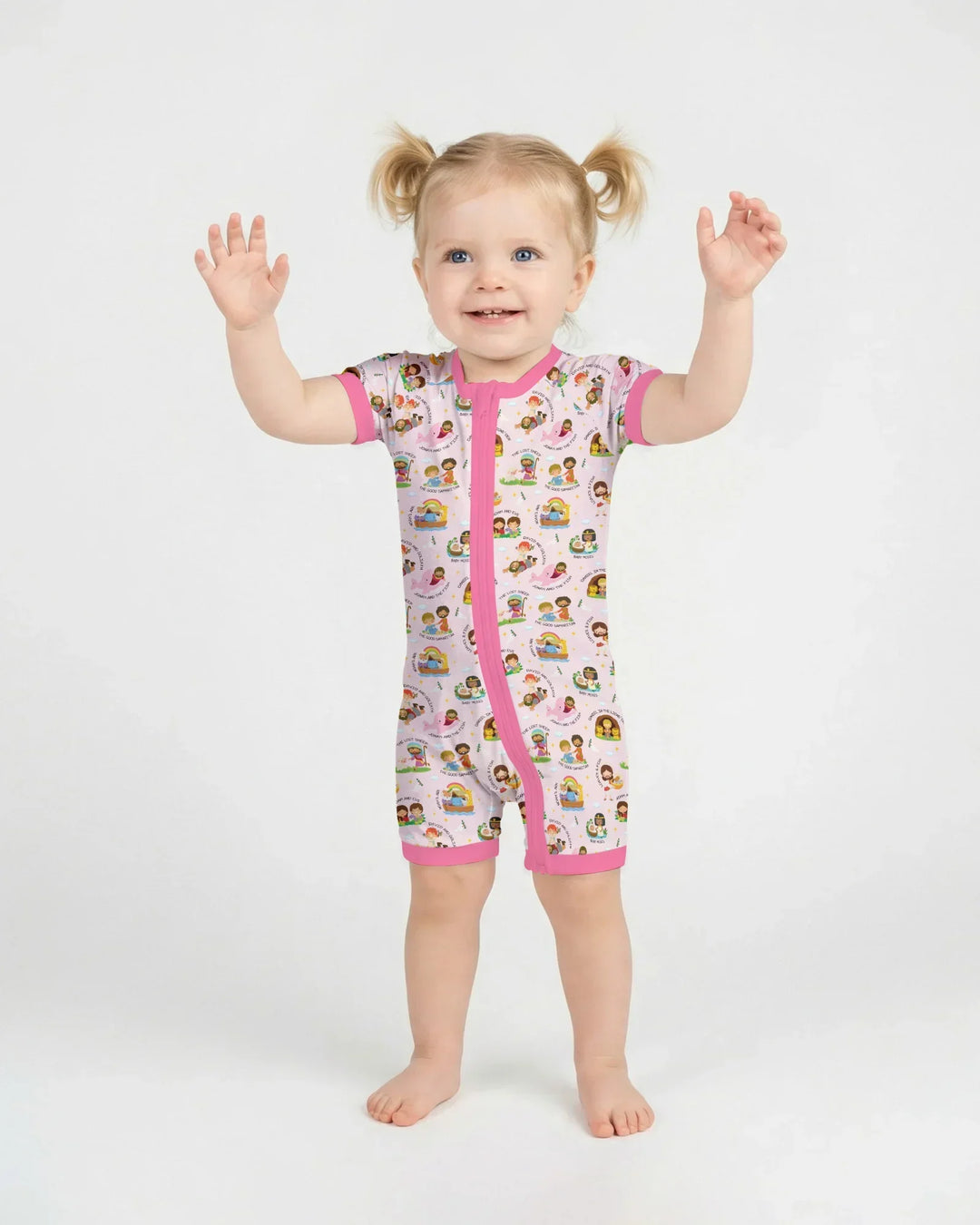 Bible Stories Bamboo Shorty Zippy