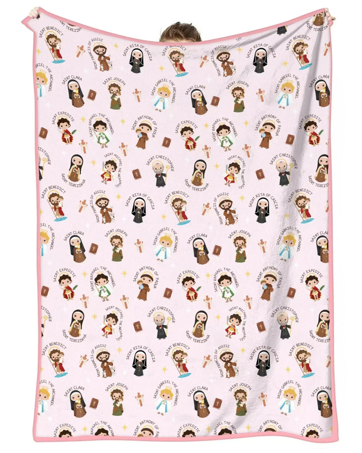 Saints in the Clouds Bamboo Blanket