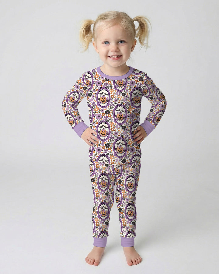 Template Bamboo Two Piece Long Sleeve Pyjamas Set