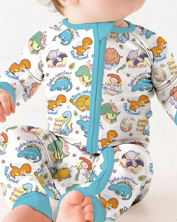 Cute Dinosaur Pun Bamboo Convertible Zippy