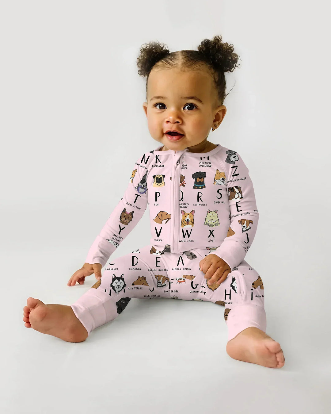 Funny Dogs Alphabet Bamboo Convertible Zippy