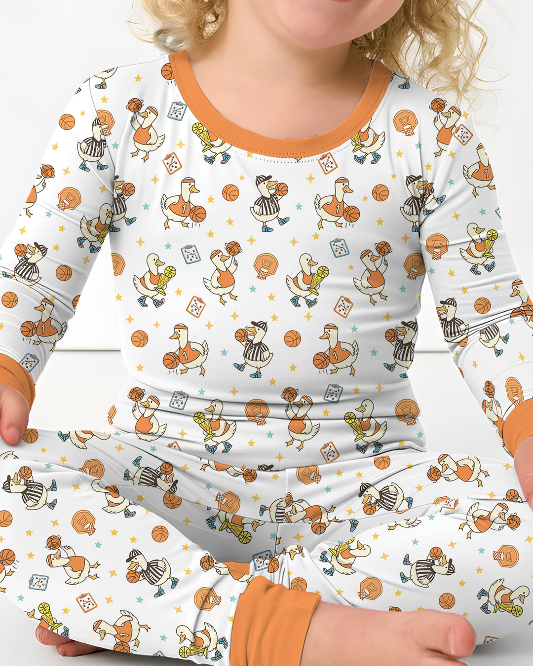 Template Bamboo Two Piece Long Sleeve Pyjamas Set