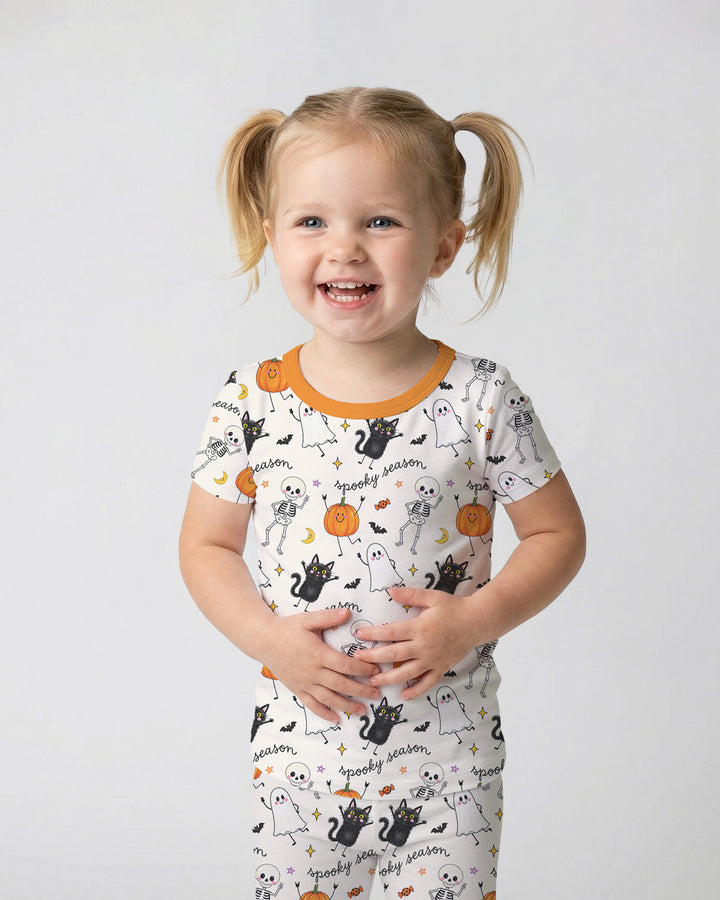 Hangin’ With My Boos Bamboo Two Piece Short Sleeve Pajama Set