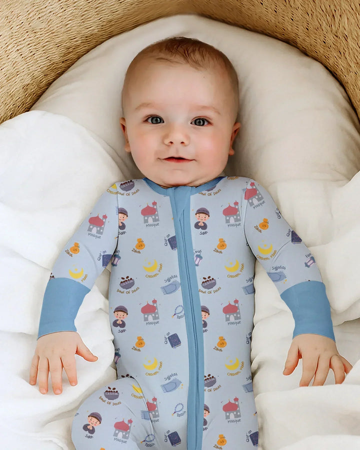 Cute Ramadhan Mubarak Bamboo Convertible Zippy