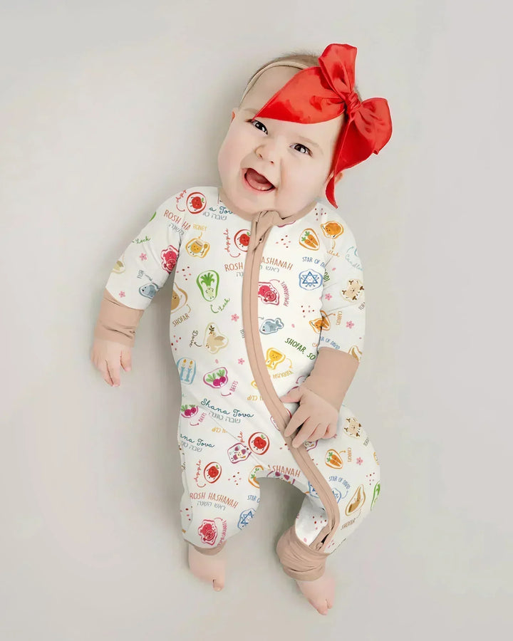 Happy Rosh Hashanah Bamboo Convertible Zippy