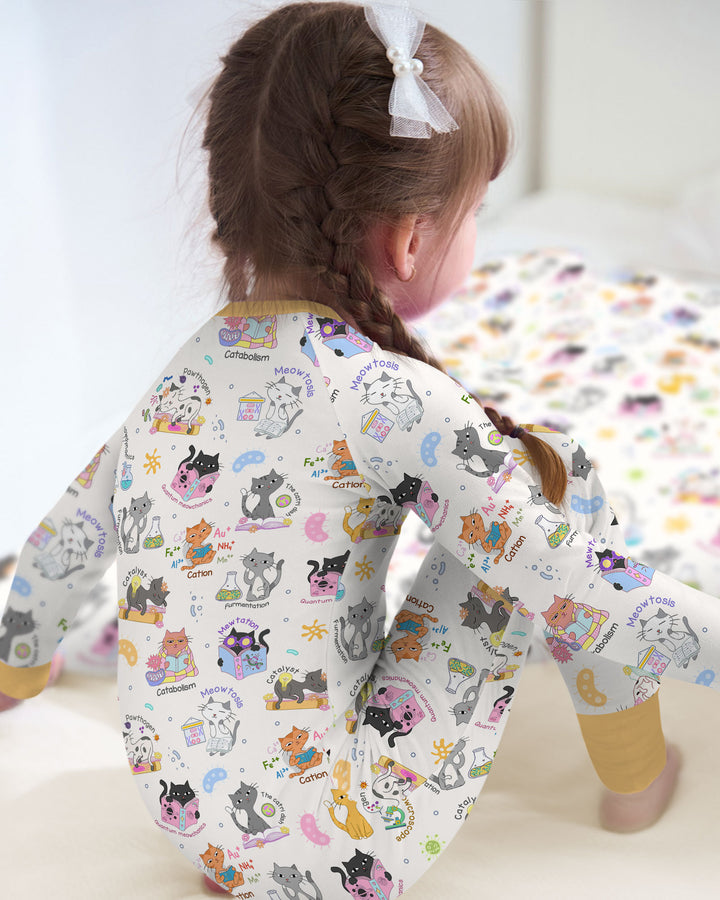 Funny Cat Love Scientist Bamboo Convertible Zippy