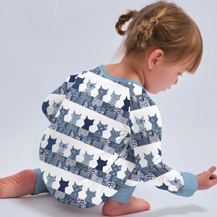Midnight Feline Bamboo Convertible Zippy