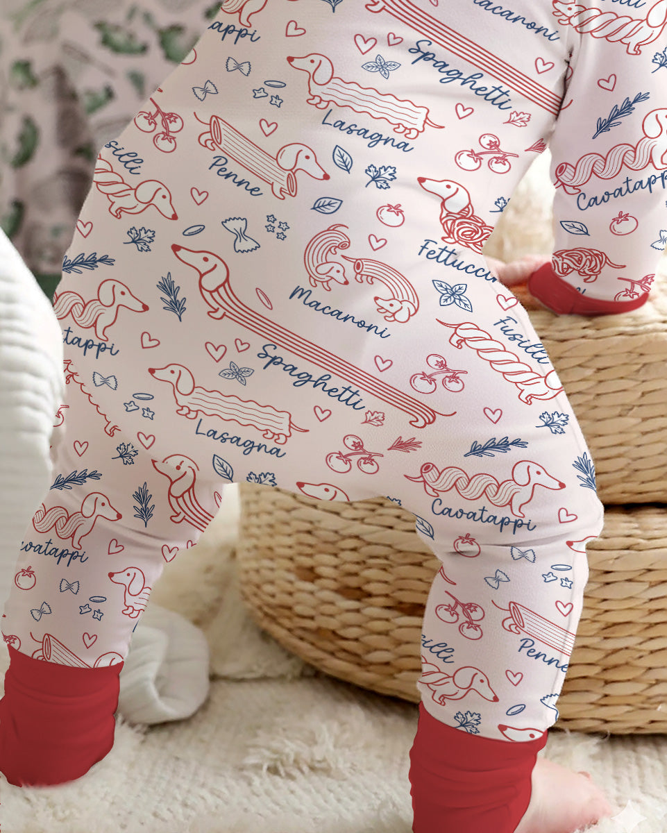 Funny Dachshund Pasta Pups Bamboo Convertible Zippy
