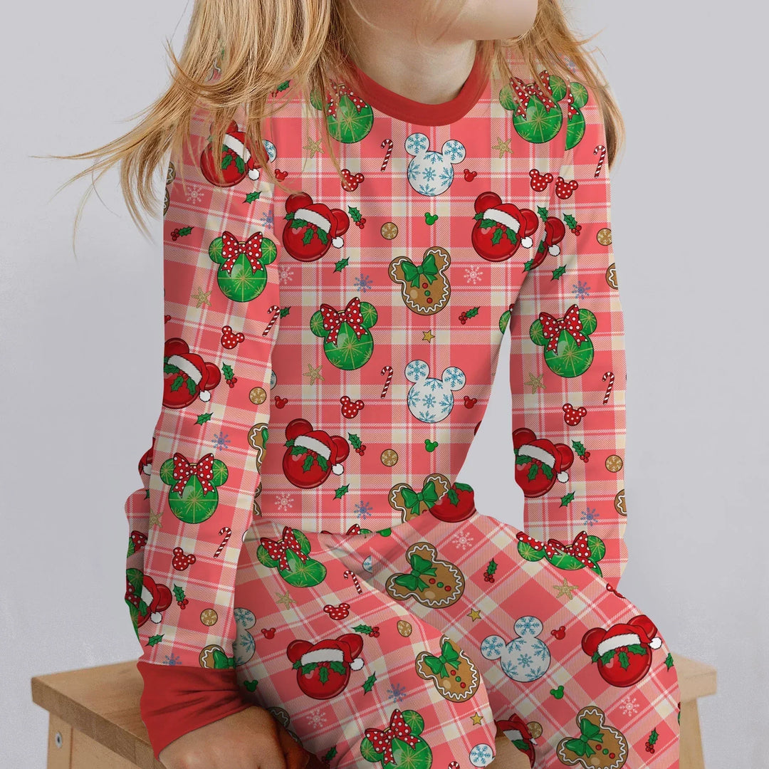 Magical Mouse Christmas Bamboo Two Piece Long Sleeve Pajama Set