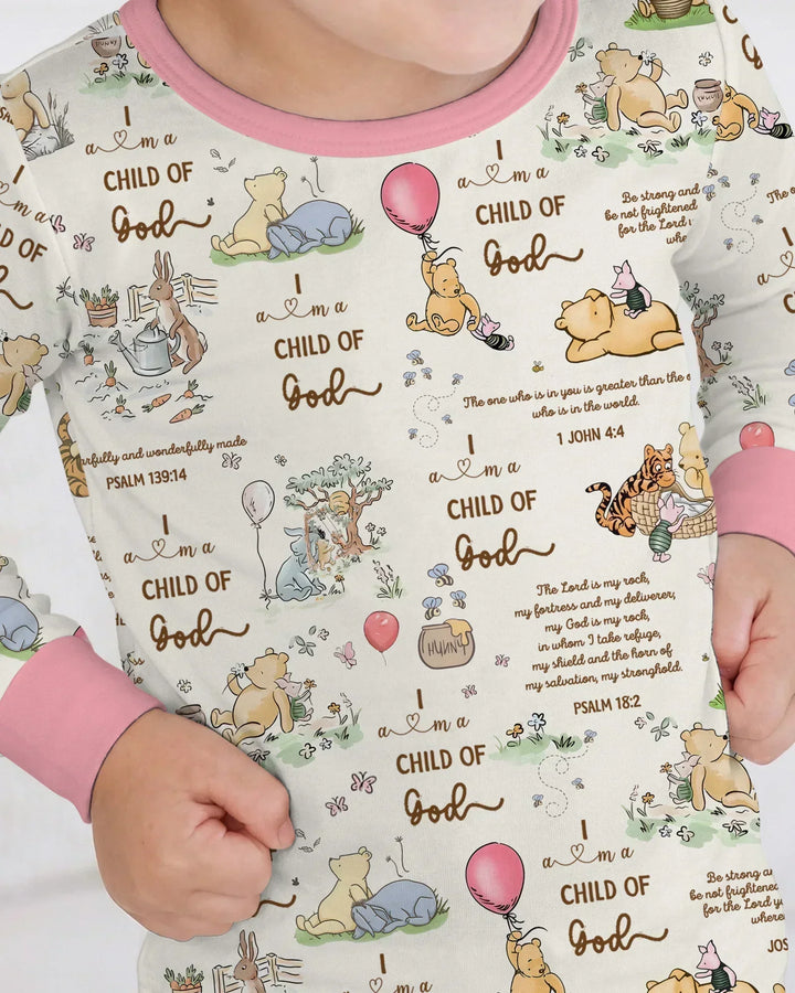Child of God Whimsy Woodland Bamboo Two Piece Long Sleeve Pajama Set