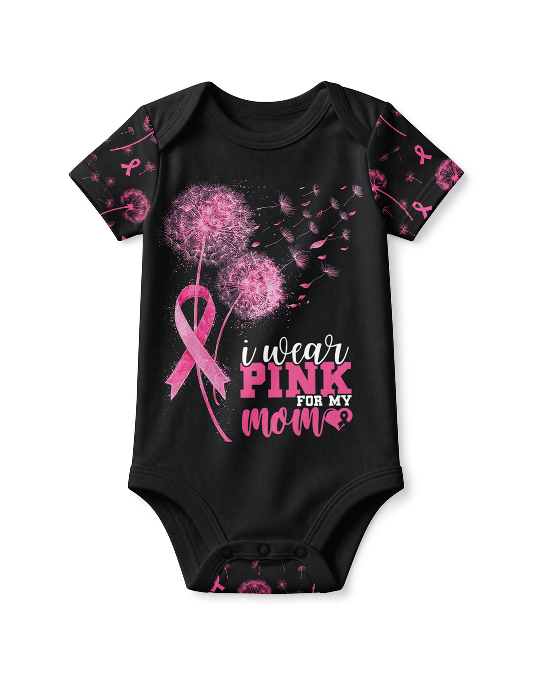Dandelion Pink For Mom Bamboo Bodysuit
