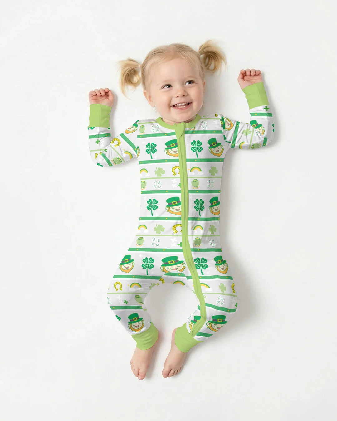 Happy Saint Patrick's Day Bamboo Convertible Zippy