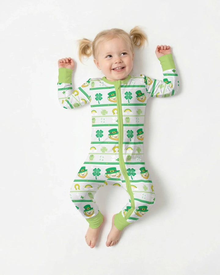 Happy Saint Patrick's Day Bamboo Convertible Zippy