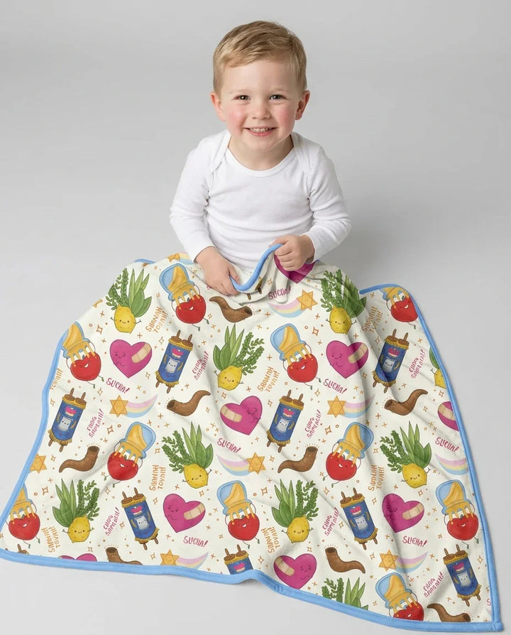 Jewish High Holidays Bamboo Blanket