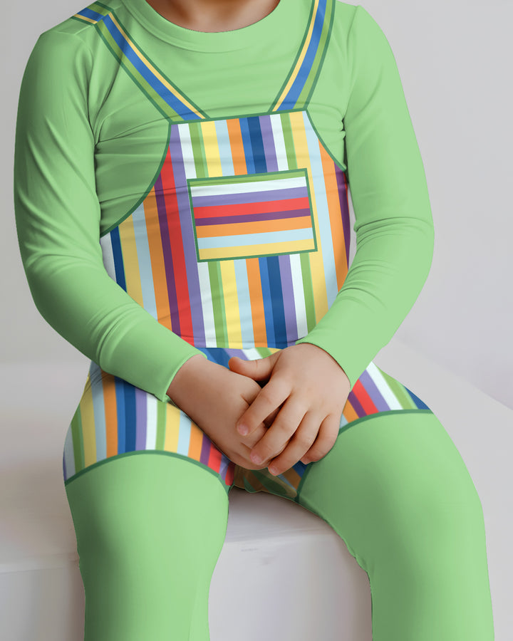 Template Bamboo Two Piece Long Sleeve Pyjamas Set