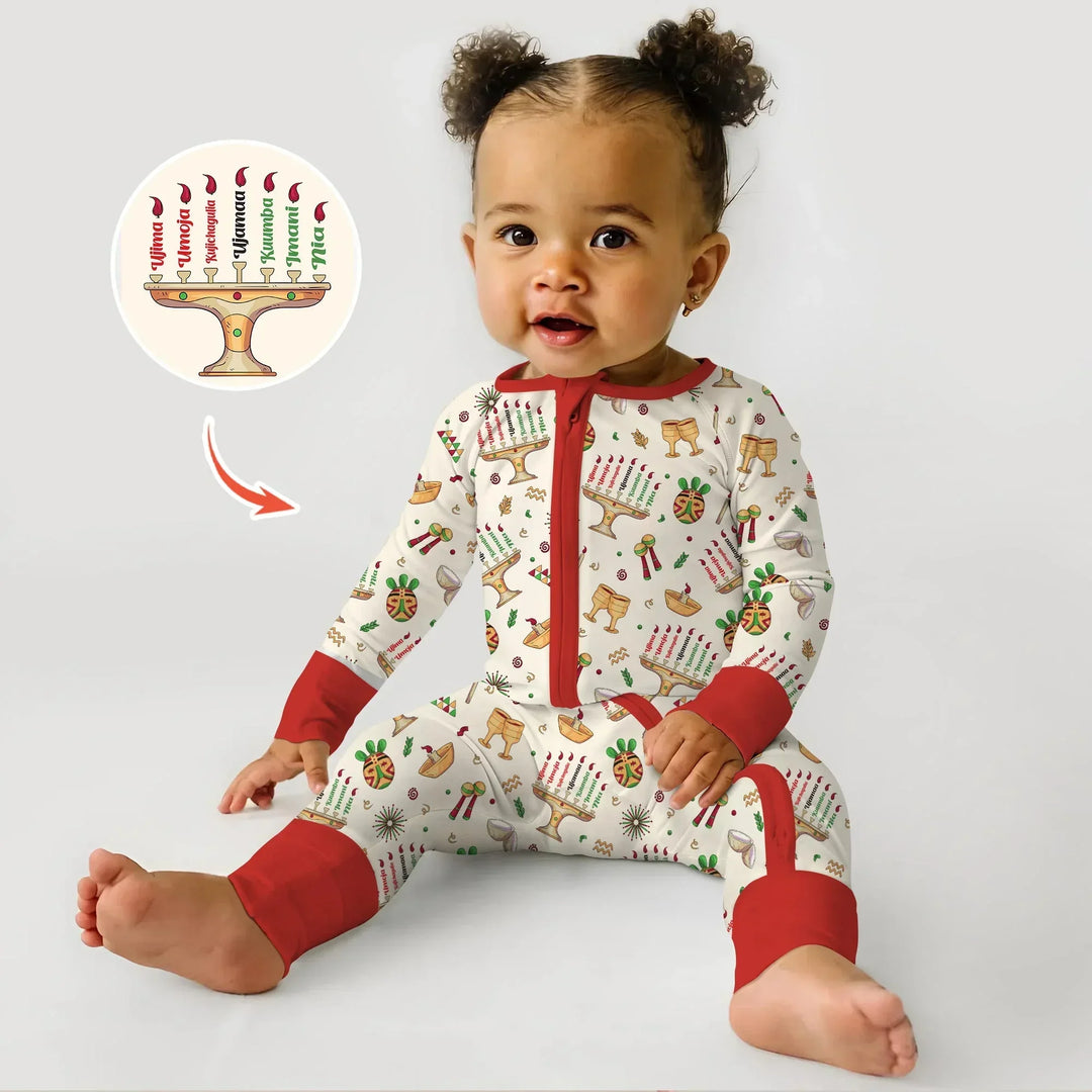 Happy Kwanzaa Bamboo Convertible Zippy