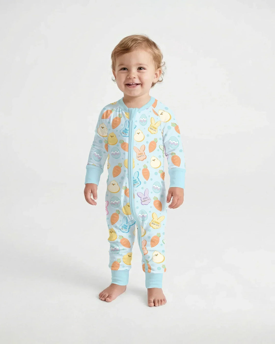 Easter Christian Bunny Bamboo Convertible Zippy