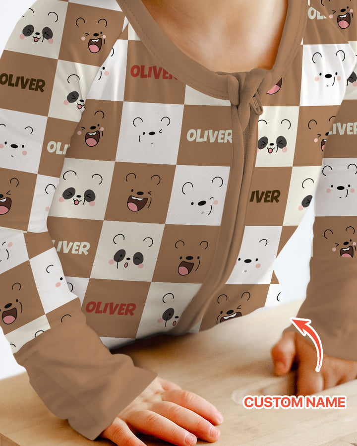 I Am Baby Bears Bamboo Convertible Zippy