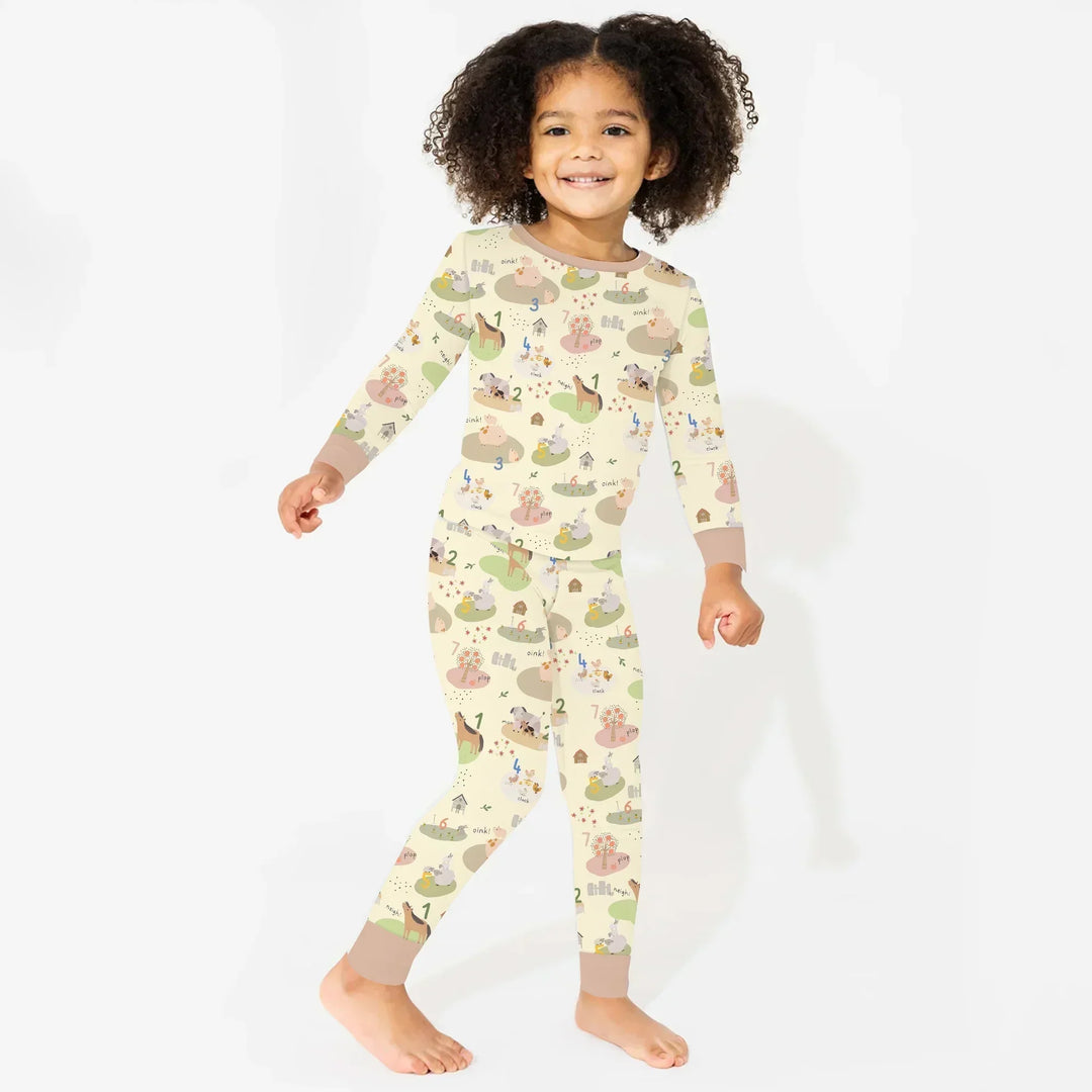 Farm Animal Counting Bamboo Convertible Zippy