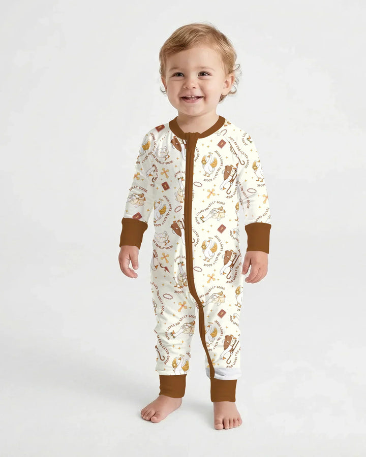 Jesus Loves You Silly Goose Bamboo Convertible Zippy