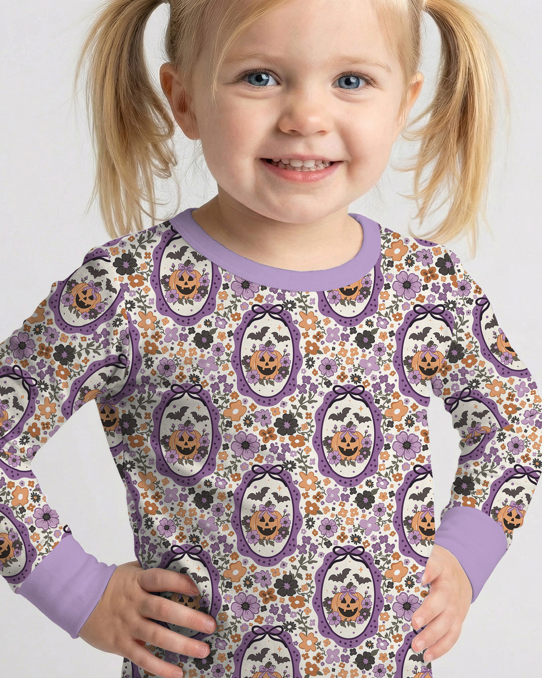 Template Bamboo Two Piece Long Sleeve Pyjamas Set