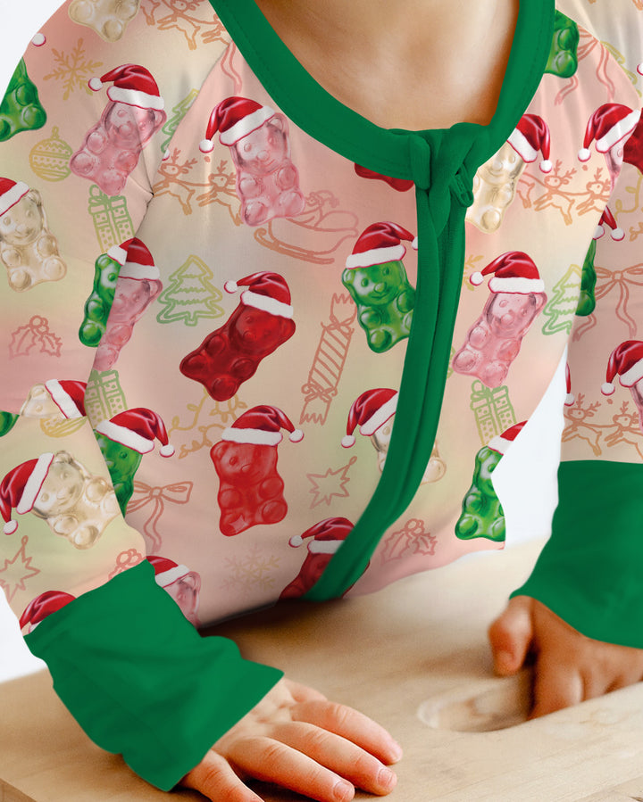 Gummy Bear Santa Christmas Bamboo Convertible Zippy