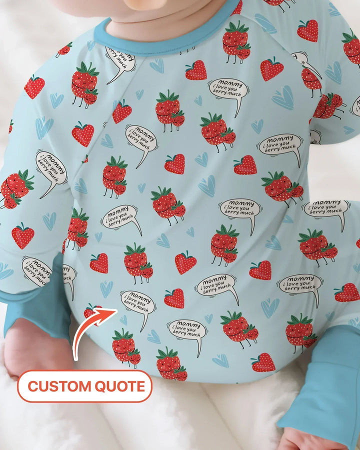 I love you berry much Bamboo Convertible Zippy