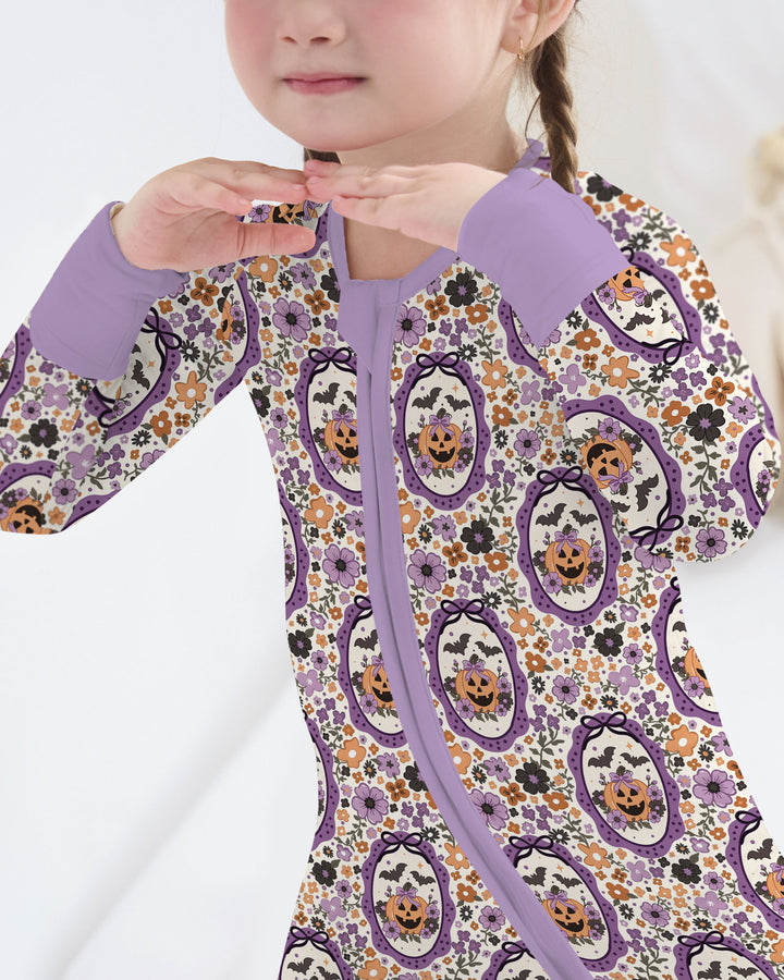 Pumpkin Cameo Garden Bamboo Convertible Zippy