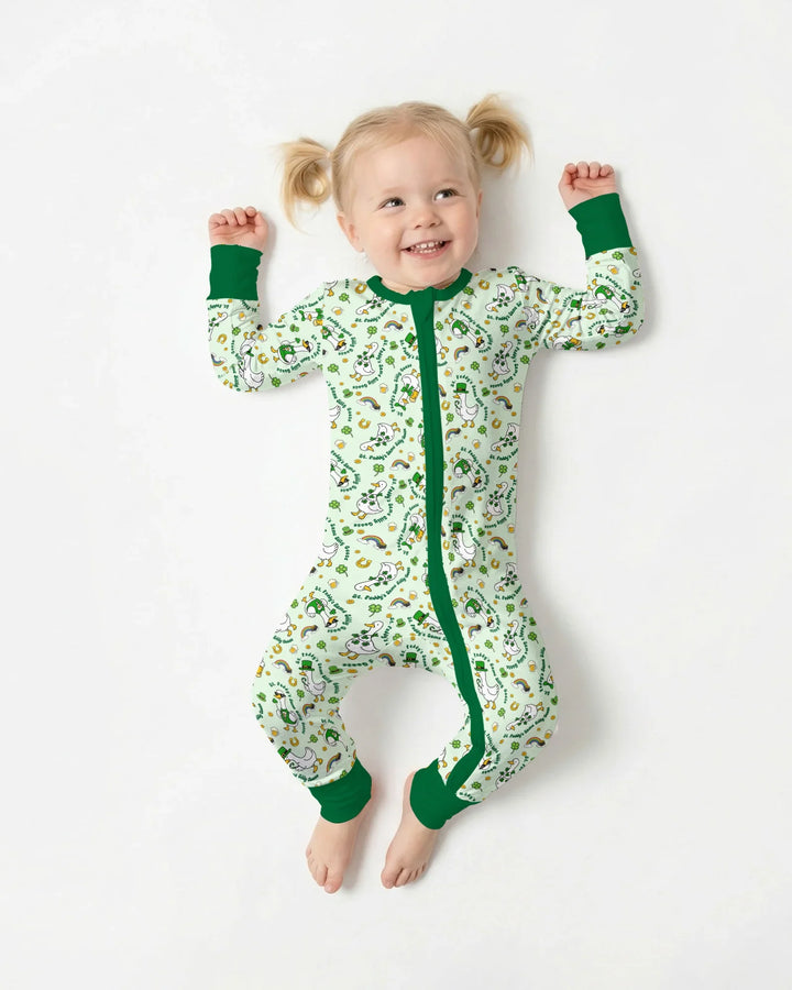 St. Patrick's Day Silly Goose Bamboo Convertible Zippy